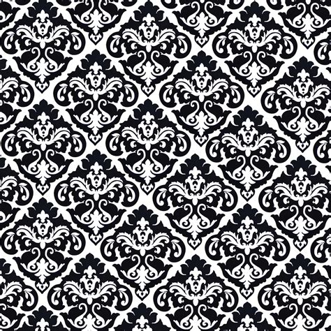 Black Luxury Damask Patterns Vector Mauriciocatolico