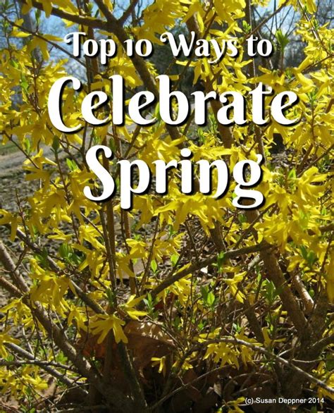 Top 10 Ways To Celebrate Spring Holidappy