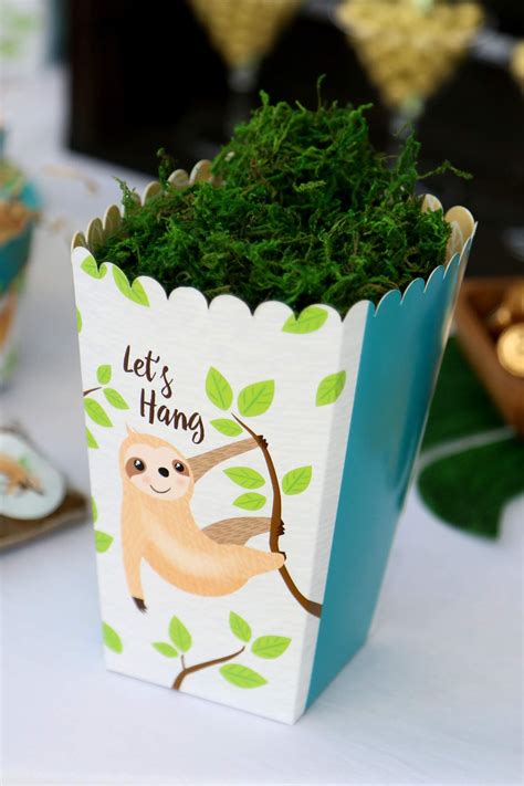 Sloth Birthday Party Ideas Photo 5 Of 16 Catch My Party