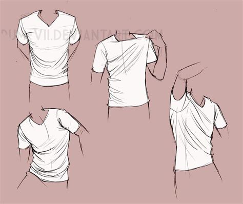 Anime T Shirt Drawing Reference 5 Easy Steps To Draw Anime T Shirt