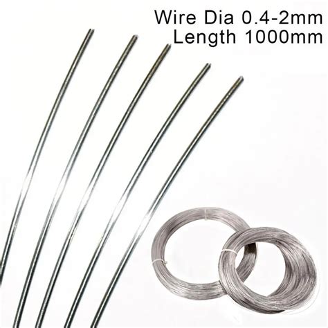 1 Meter 304 Stainless Steel Spring Wire 0405060708112151