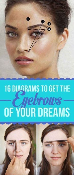 16 eyebrow diagrams that will explain everything to you makeup tips eyebrow makeup skin care