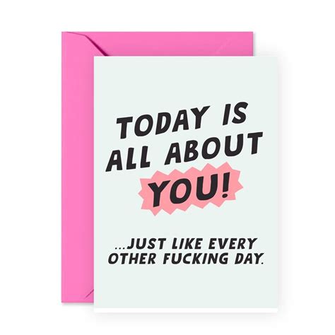 Funny Birthday Card Just Like Every Other Fcking Day For Etsy
