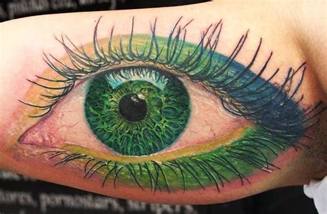 Green Eye Eye Tattoo Realistic Eye Tattoo Weird Tattoos