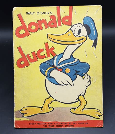 1935 Donald Duck First Edition Walt Disney Authorized Book Etsy