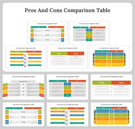 Pros And Cons Comparison Table Powerpoint Google Slides SexiezPicz Web Porn