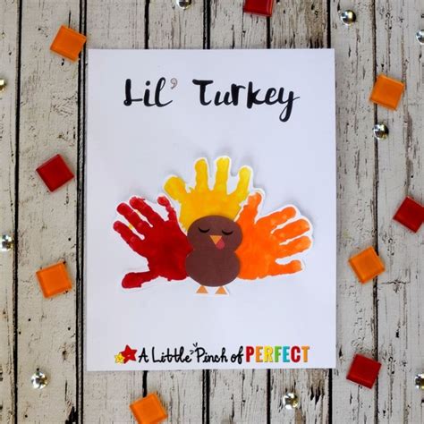 Turkey Handprint Craft And Free Template Thanksgiving Kids Activity