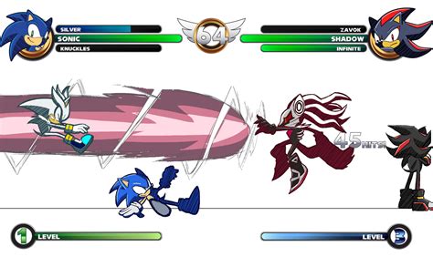 Sonic Fighting Game Mockup Rough Wip By Zephyros El On Deviantart