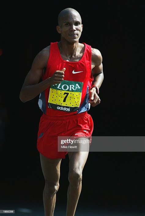 Ian Syster Of South Africa In Action During The Flora London Marathon