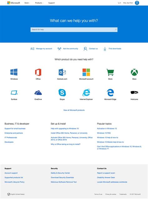 Microsoft Help Center En Us Microsoft