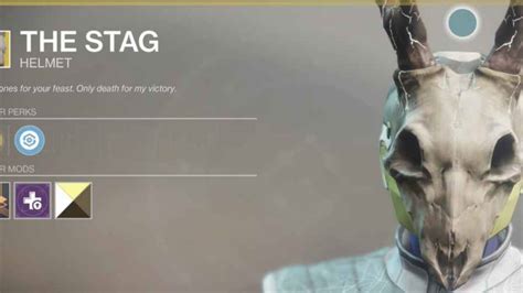 The Stag Destiny 2 How To Find The Exotic Helmet