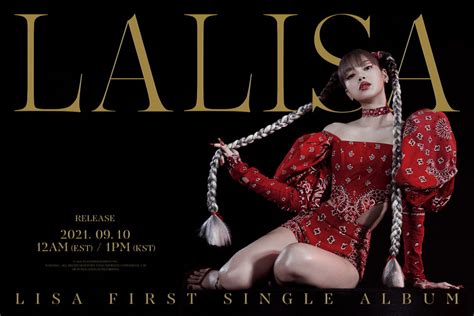 Lisas First Single Album Lalisa Surpasses 100000 Pre Orders