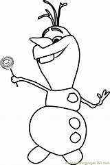 Coloring Olaf Dancing Coloringpages101 Frozen Pages sketch template