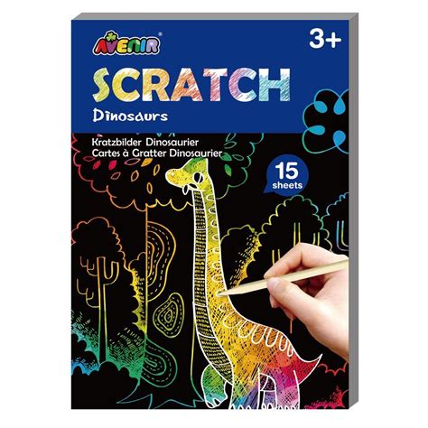 Avenir Scratch Art Dinosaurs Mini Scratch Book Holdson Limited Nz