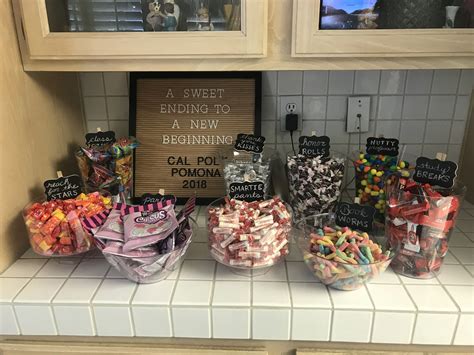 College Graduation Candy Table | Graduation candy, Graduation candy