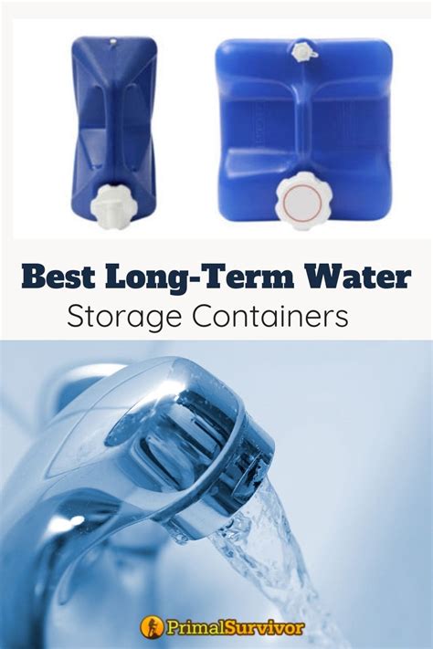 The Best Water Storage Containers For Long Term Prepping