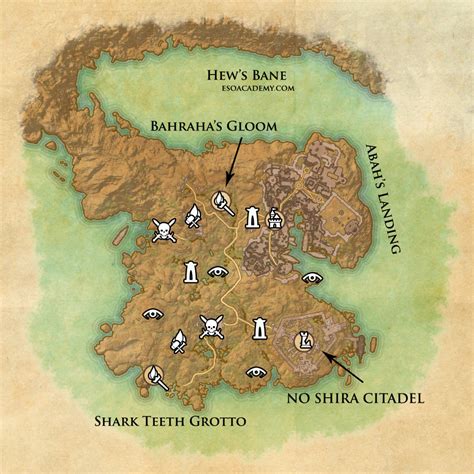 Eso Hews Bane Treasure Map Maps Database Source