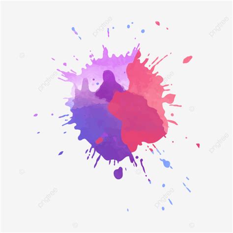 Painted Watercolor Splash Splash Ink Watercolor Png And Vector With