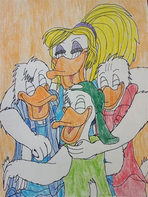 Della Duck And Huey Dewey And Louie Quack Pack By Djordjecvarkov On