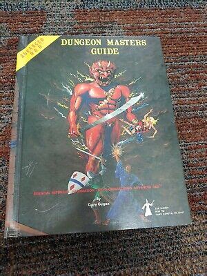 Dungeon Masters Guide Advanced D D Hard Cover Revised Edition Ebay