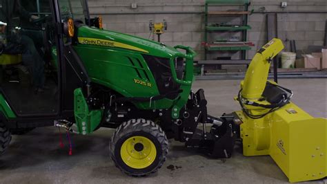 John Deere 1023e 1025r And 2025r Snow Blower Installation Tutorial By