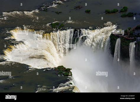 Vista Aérea De Las Cataratas Del Iguazú Una De Las Nuevas 7 Maravillas