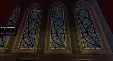 I Used A Triangle Plugin On A Flat Surface To Make A Stained Glass