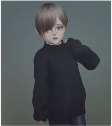 Toddler Boy Cute Bishie Hair For The Sims 4 Spring4sims Tori Tori