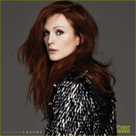 Julianne Moore Shows Lots Of Leg And Cleavage For Beach Magazine Photo