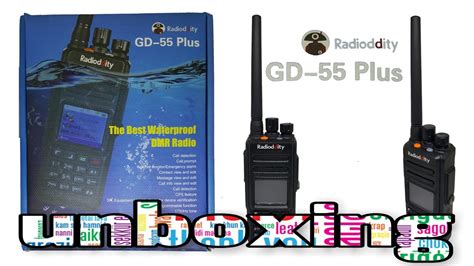 Unboxing Gd 55 Plus Radioddity Youtube