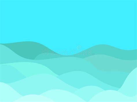 Natural Landscape In A Minimalistic Style Plains And Mountains Fields