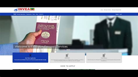 Ethiopian Passport Renewal Registration Youtube