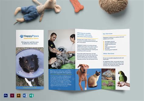 Veterinary Brochure Design Template In Psd Word Publisher