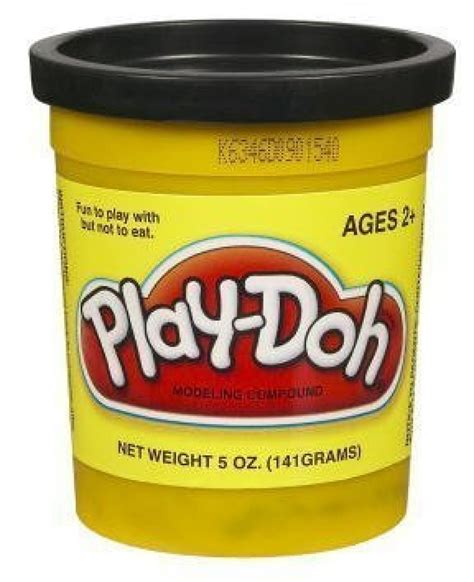 Play Doh Compound Single Can Black Kids Forte