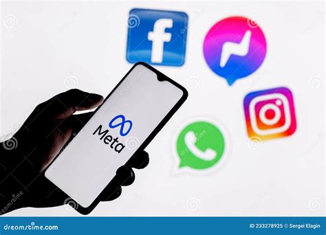 Facebook Changes Its Name To Meta Smartphone With Meta Logo On The