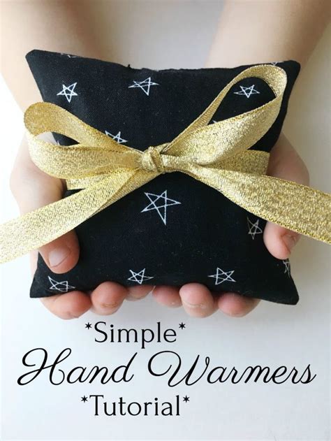 Simple Hand Warmer Tutorial Sewing Projects For Beginners Beginner