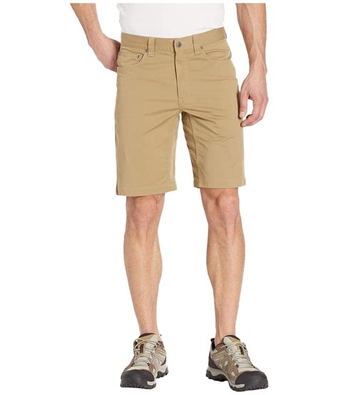 Mountain Khakis Cotton Lodo Shorts Slim Fit In Desert Khaki Natural