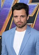 Sebastian Stan in blue at the Avengers: Endgame premiere in LA