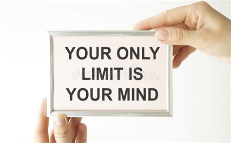Inspirational Motivational Quotes On A White Plate Your Only Limit Is