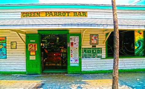 Green Parrot Bar Photograph By Lee Vanderwalker Pixels