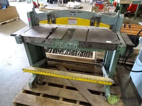 Pexto 137 Stomp Shear With Back Gauges Roller Auctions