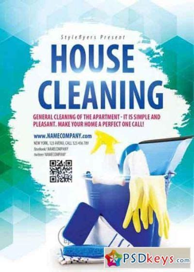 Free Printable House Cleaning Cleaning Service Flyer Psd Flyer