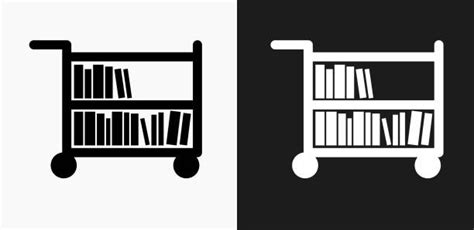 Royalty Free Library Book Cart Clip Art Vector Images And Illustrations