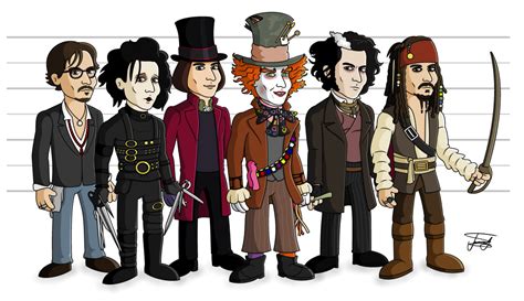 Johnny Depp Characters