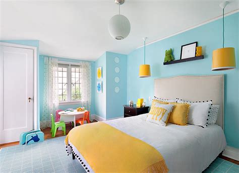 Yellow And Blue Interiors Living Rooms Bedrooms Kitchens