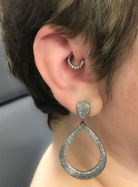 Daith Piercing Piercings Diamond Earrings Drop Earrings Ear Jewelry