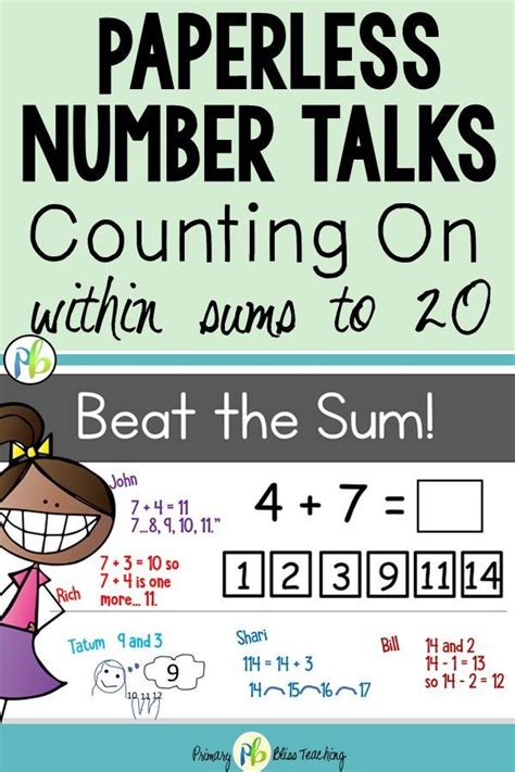 These Number Talks For First Grade Are Fun And Engaging With Zero Prep