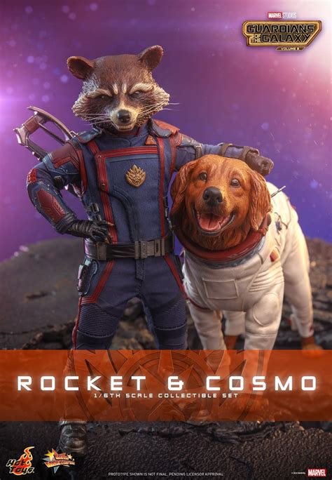 Guardians Of The Galaxy Vol 3 Rocket And Cosmo Set Debuts At Hot Toys