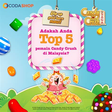 Divine Be A Top 5 Candy Crush Saga Players In Malaysia And Win Sweet