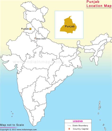 India In Maps Where Is Punjab